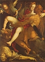 SPRANGER BARTHOLOMAUS (1546-1611) - Ercole, Deianira e il centauro Nesso